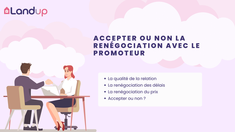 Guide renégociation promoteur - stratégies et conseils experts Landup