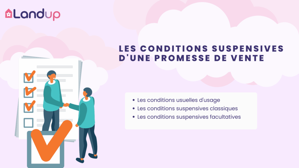 Illustration des conditions suspensives d’une promesse de vente à un promoteur immobilier.