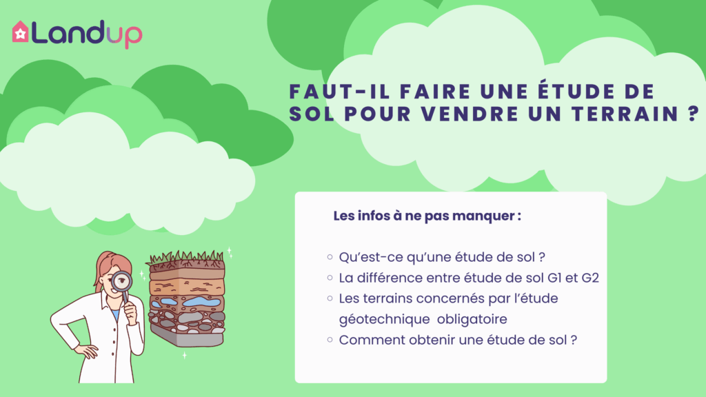 étude de sol obligatoire pour vendre - Landup