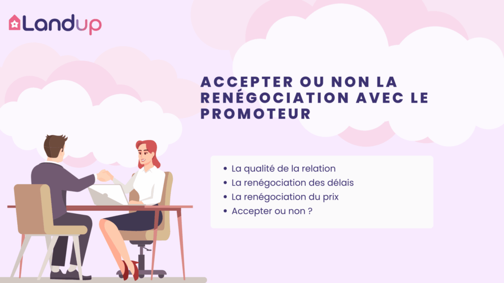 Guide renégociation promoteur - stratégies et conseils experts Landup