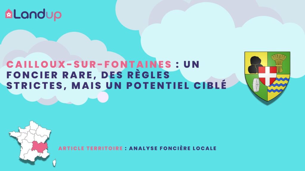 Toute l'analyse foncière de Cailloux sur Fontaines par Landup