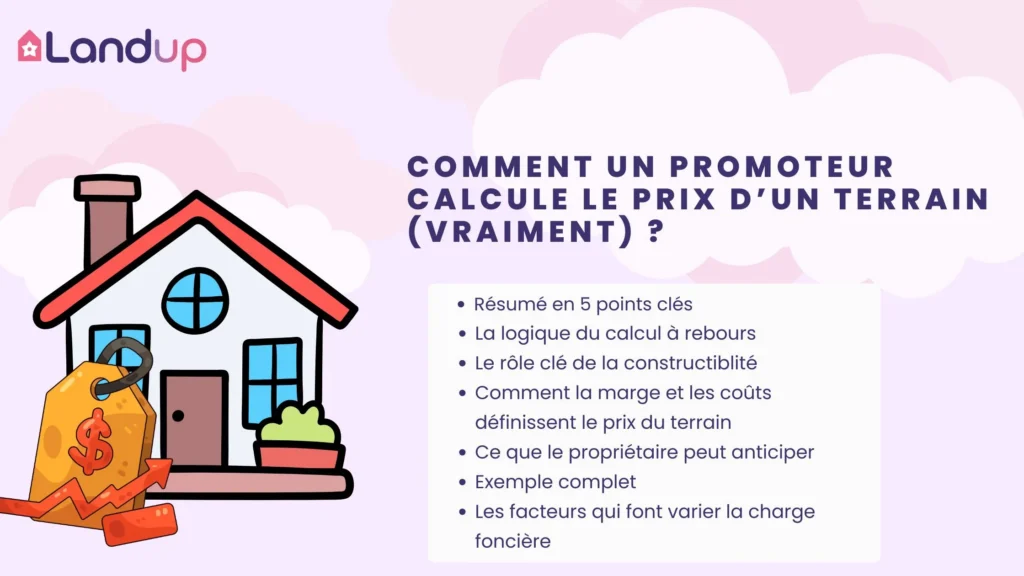 Comment un promoteur calcule t-il vraiment le prix d'un terrain ? - Landup
